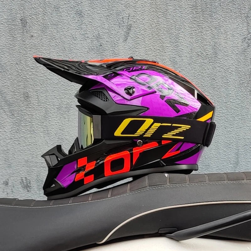 ORZ Casque Cross Tout-Terrain