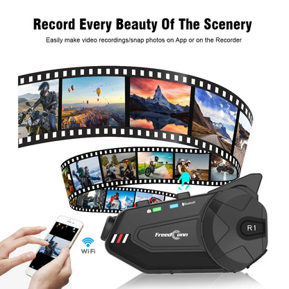 Freedconn R1Plus – Intercom Moto Bluetooth