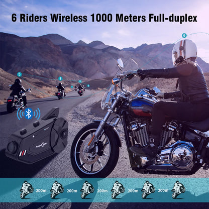 Freedconn R1Plus – Intercom Moto Bluetooth