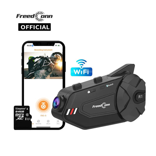 Freedconn R1Plus – Intercom Moto Bluetooth