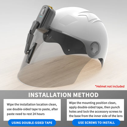 Rechargeable Motorcycle Helmet Wiper Universal