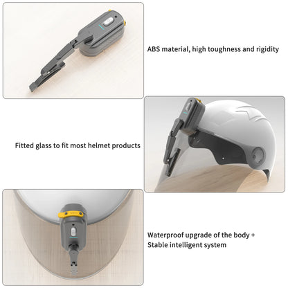 Rechargeable Motorcycle Helmet Wiper Universal